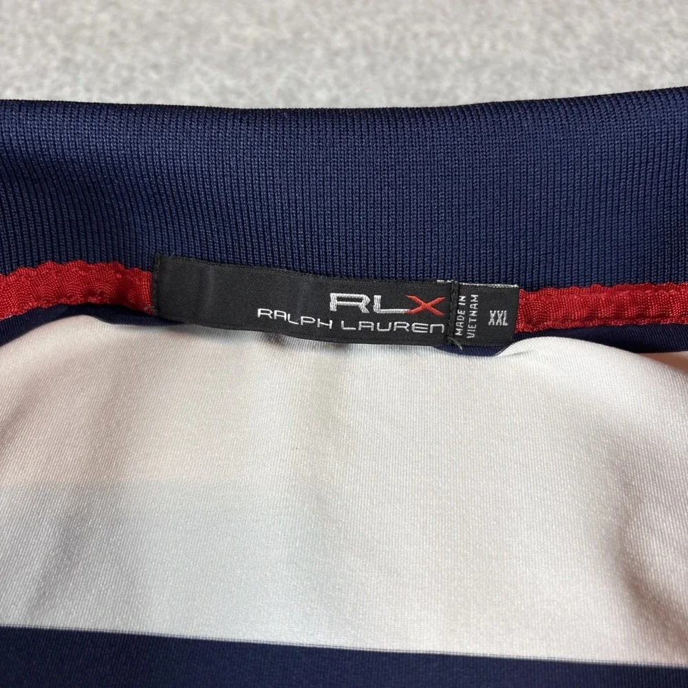 Ralph Lauren RLX Golf Polo (Lot Of 2) Sz XXL Men's USA 2016, 2020 Striped